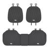 Ideal L6-L9/M8 Car Seat Cushion Set: Leather Perforated Front & Rear Covers, 3-Piece
