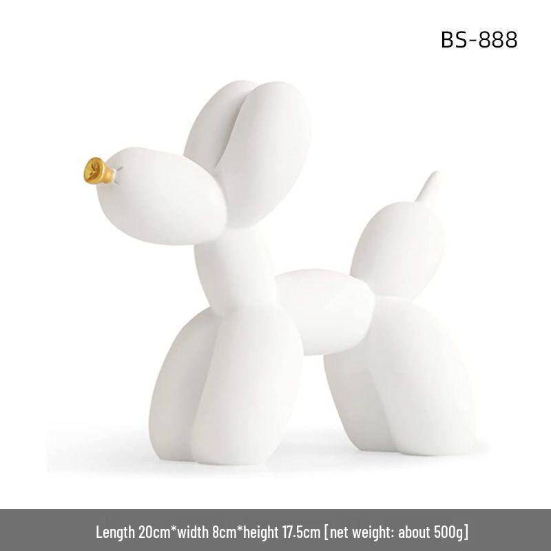 Nordic Creative Resin Balloon Dog Figurines - Home & Wine Cabinet Decor