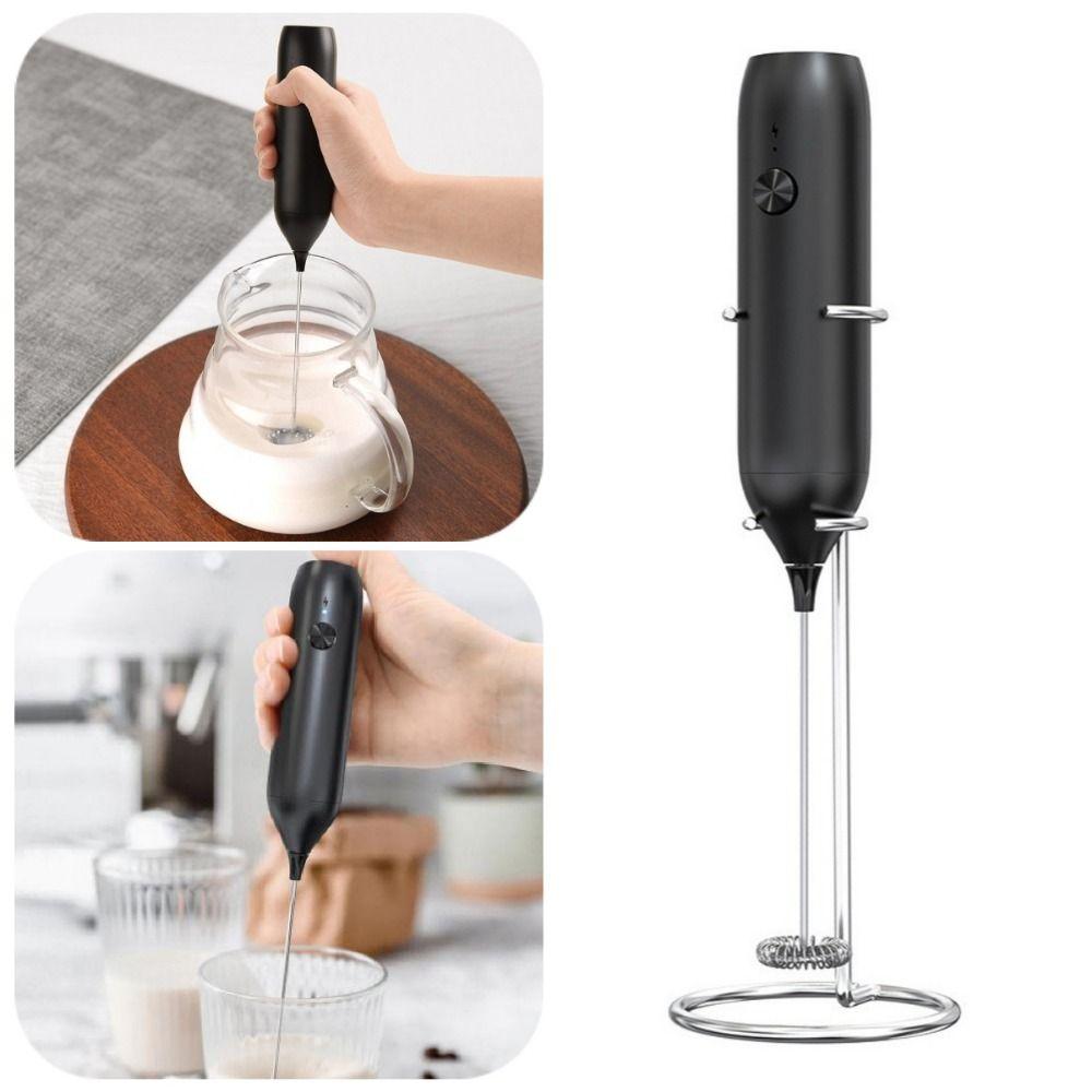 Quiet Operation Electric Milk Frother Handheld Mini Foam Maker Electric Whisk  Baking Tool