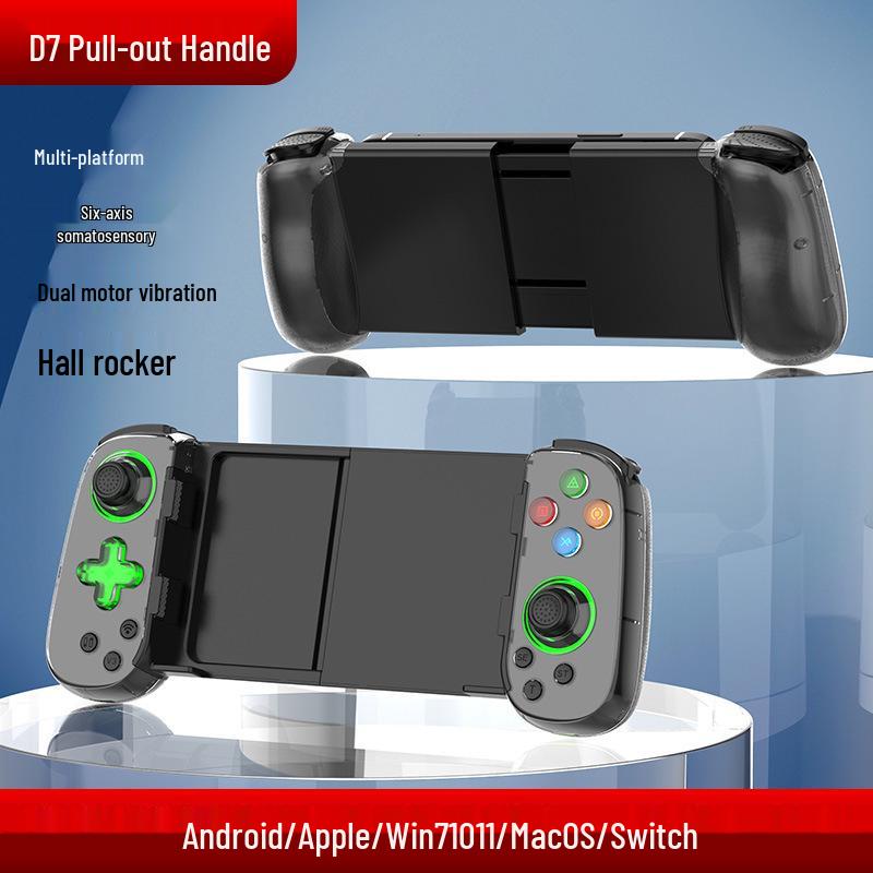 D7 Somatosensory Wireless Bluetooth Game Controller with Lights for Android and Switch