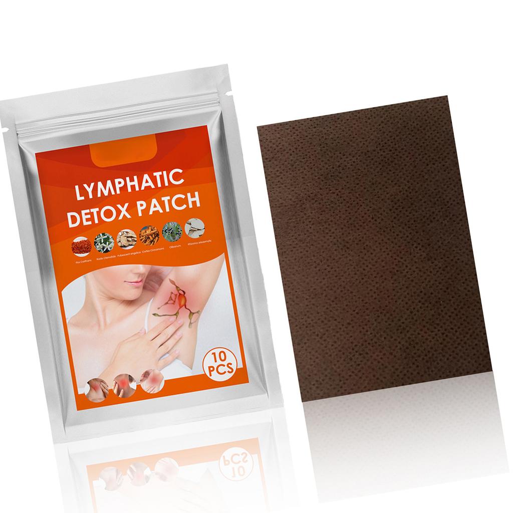 10Pcs Lymphatic Detox Patches Accessory Mammary Lymph Patch Lymphatic Drainage Swelling Relief