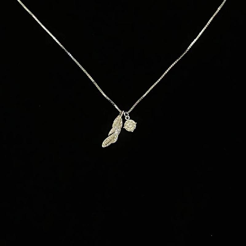 Simple Feather Necklace - New Luxury, Fresh and Unconventional Titanium Steel Collar Chain Jewelry