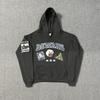 Mens Oversized Hooded Sweatshirt With Fleece Lining Streetwear Cotton Pullover Winter Casual Wear
