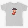 Kawaii Cute Spanish Matador Bullfighter Cartoon Kids T-Shirt