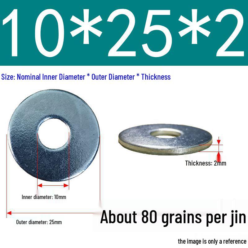 Galvanized Oversized Metal Washers M3-M60