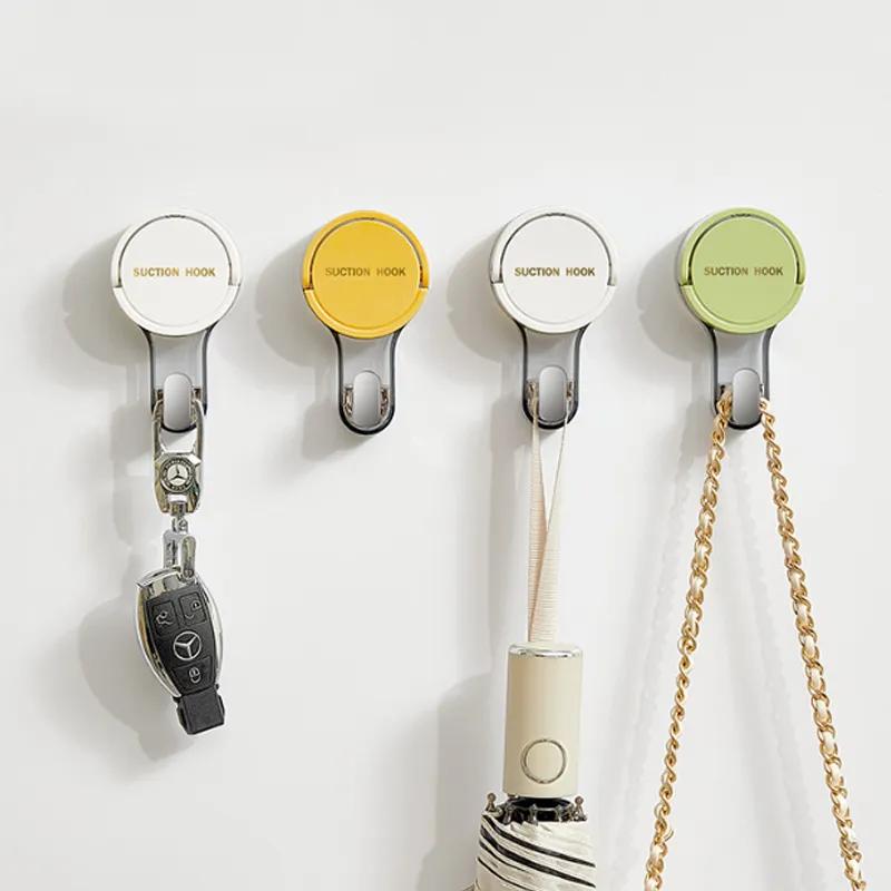 Suction Cup Hook Strong Vacuum No Punching Adhesive Hook Towel Rack Kitchen Bathroom Bathroom Wall No Marks Movable YLE375