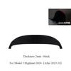 For Tesla Model 3/Y Juniper 2025 Suede Dashboard Cover Pad Sunshade Protector Anti-UV Dash Mat Sun-shading Non-slip Accessories