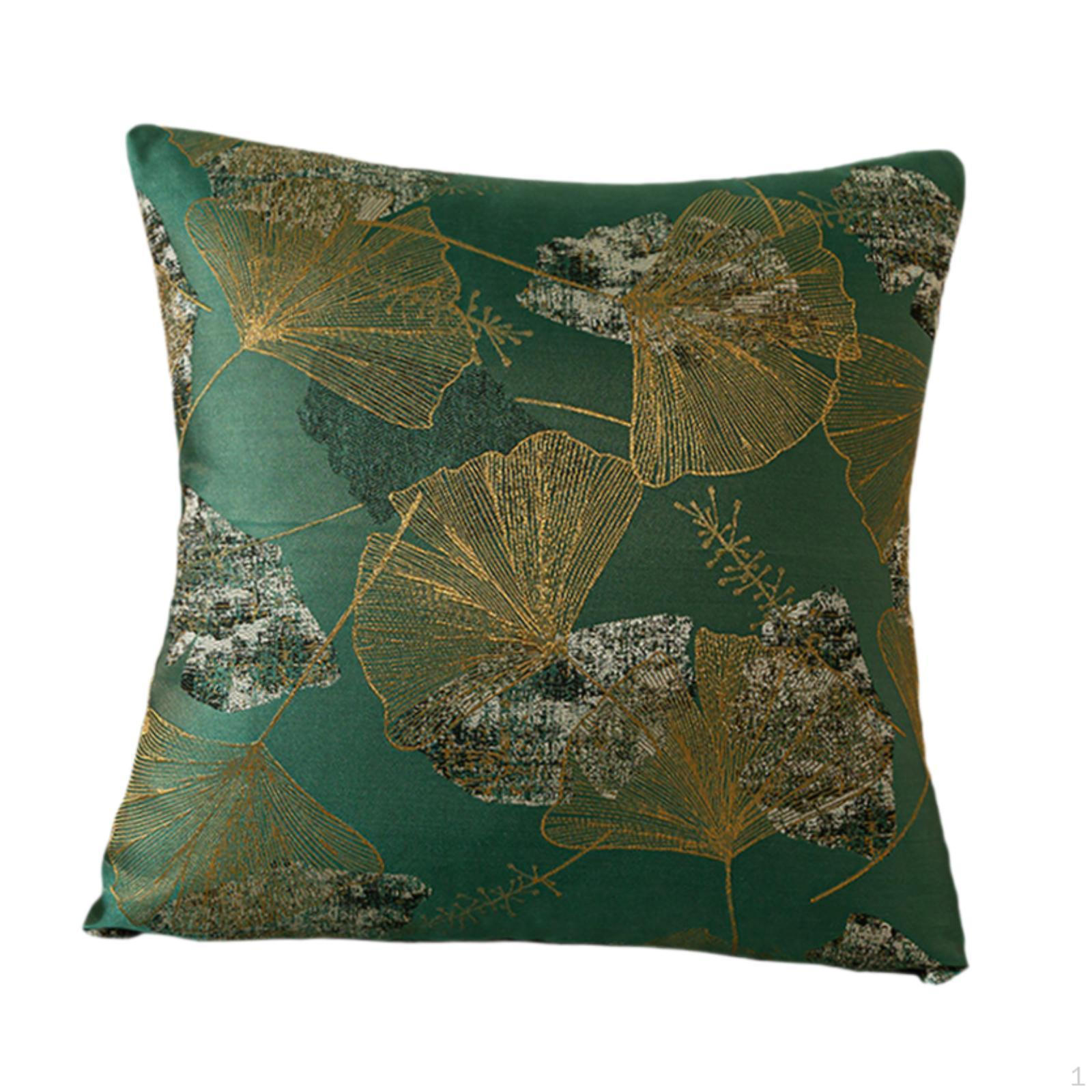 

Ginkgo Cushion Case, 45cmx45cm for Office and Living Room зелёный