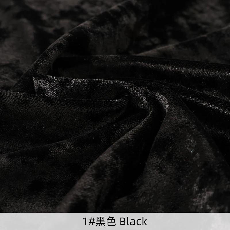 0.5/1/2/3 Yard Soft Elastic Diamond Velvet Fabric For Women's Evening Dresses, Party Decorative Sofa Covers DIY Sewing Fabrics