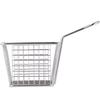 Stainless Steel Snack Basket Shrimp Fry Kitchen Baskets Pasta Boil Deep Frying Food Mesh Colander Reusable Practical Long Handle