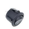 Round Rocker Boat Switch 2 Pin Self-locking Button Switch Snap-in Toggle Switch  Car Auto Boat