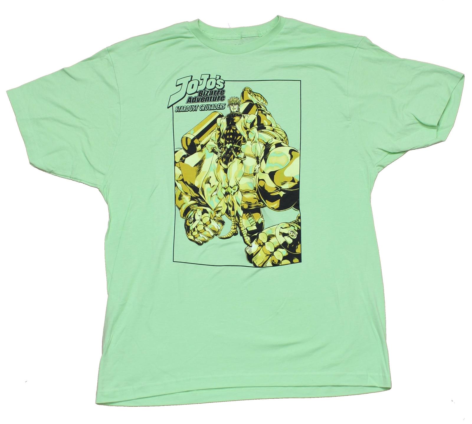 Jojo s Bizarre Adventure Mens T-Shirt - Stardust Crusader Yellow Tinted XL
