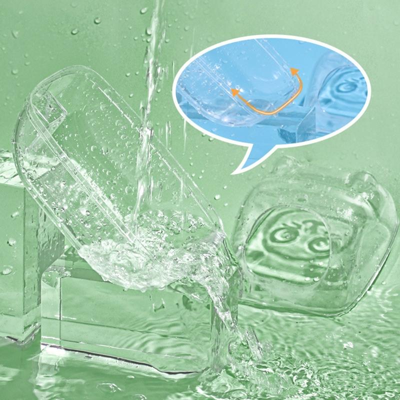 Transparent Hamster Large Transparent Detachable Sand Bath Container Hamster Toilet S,for M,L Option Type Sand Bath