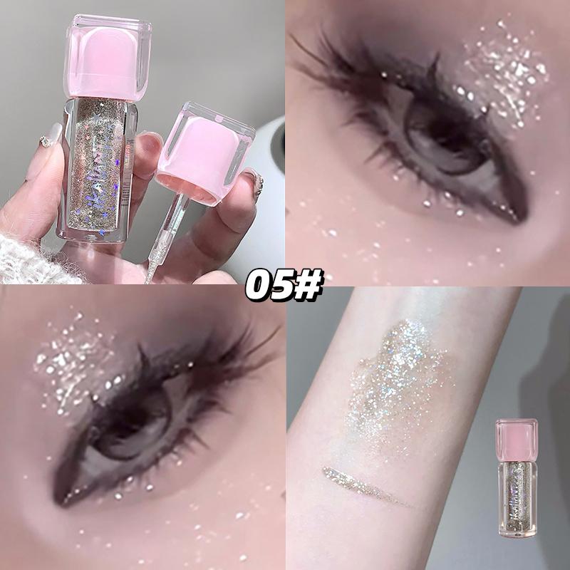 Sparkling Eyeshadow Liquid Pearlescent Fine Shimmer Delicate Highlight Brightens Eyeshadow Makeup