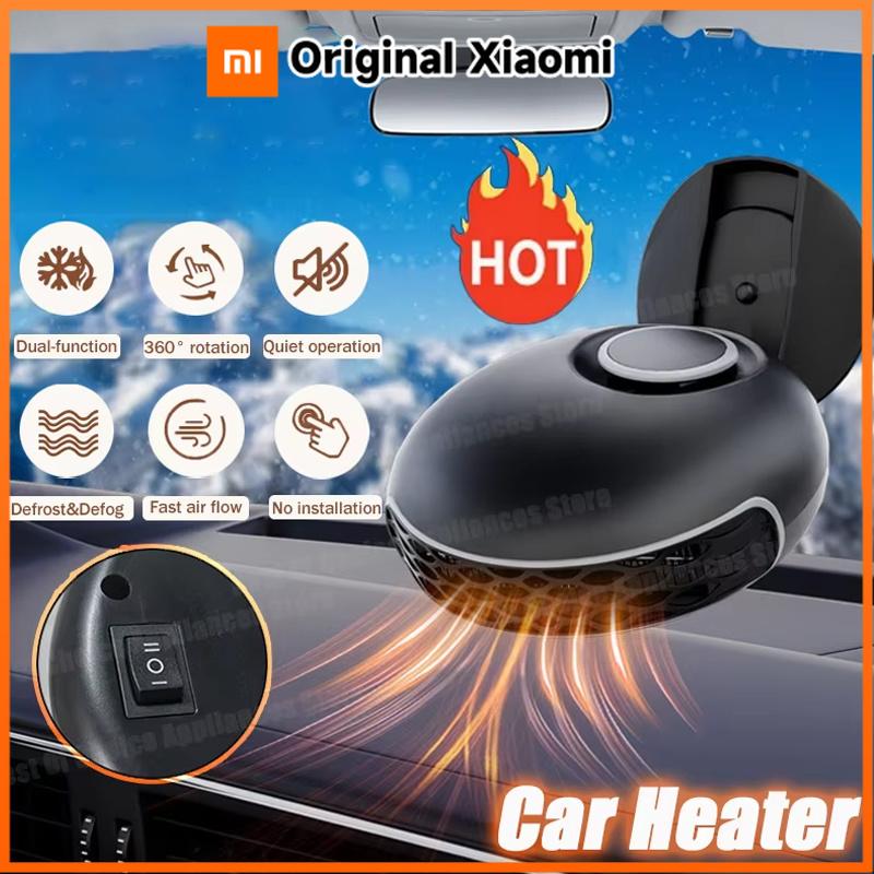 Xiaomi Car Heater Fan 150W Car Heater Mini Electric Cooling Heating 12V/24V Auto Windshield Defroster Defogging Demister Vehicle