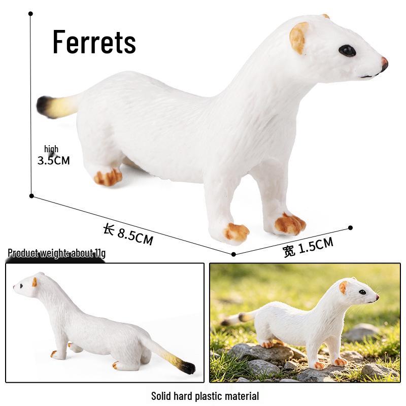 Polartier Tier Modell Spielzeug Set: Eisbär & Pinguin