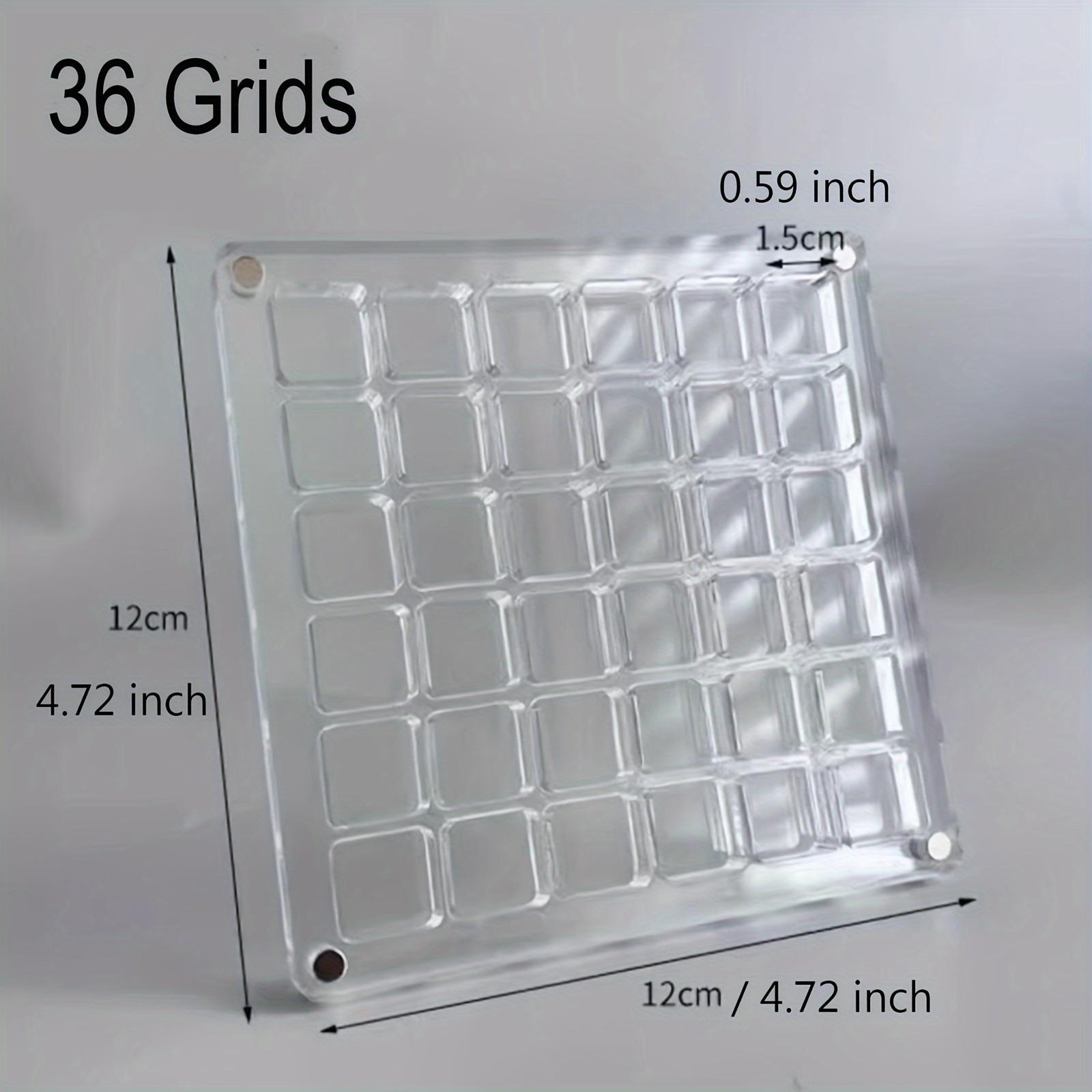 

Акриловая магнитная витрина для ракушек, витрина для ракушек, коробка для хранения бриллиантов, отделение для небольших поделок, 36 ячеек