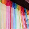 Low-elastic yarn Thread Door Curtains 200*100cm Panel Tassel Curtain  Door Wall Window