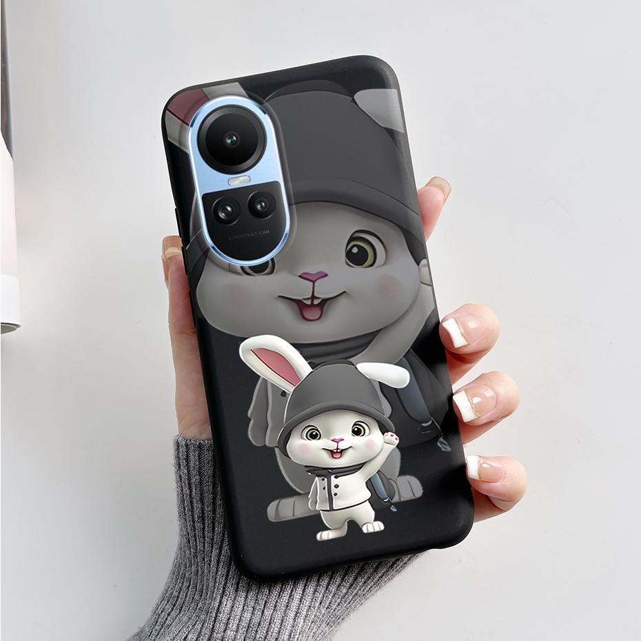 For OPPO Reno 10 5G CPH2531 Case Stylish Pattern Soft Silicone Phone Cases for Oppo Reno10 Pro Global 2023 CPH2525 Back Cover