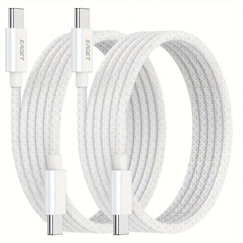 60W Hurtigladekabel Type-C til Type-C Hurtigladekabel Enorm Dataoverføring på Sekunder Passer for iPhone15 iPad iPod Android-enheter