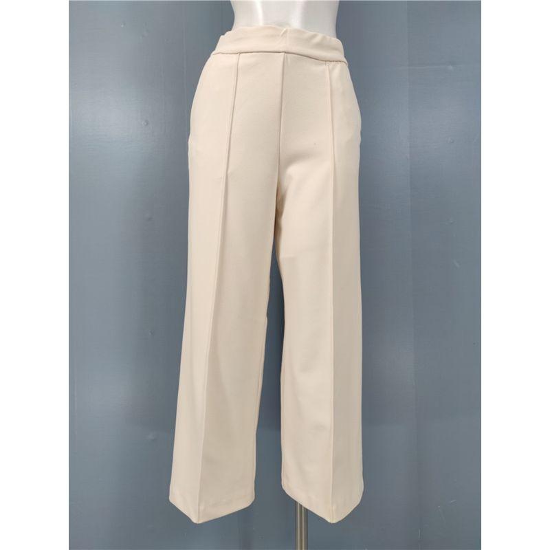 Gas Field High Waist Drooping Loose Suit Ruched Culottes