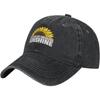 Freaking Sunshine Sunflower Washed Baseball Cap Cotton Adjustable Outdoor Casual Dad Hat