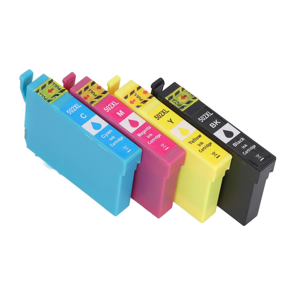 4 Stück Tintenpatrone Schwarz und Dreifarbiges Kombiset BK C M Y Druckerpatrone Ersatz für WorkForce