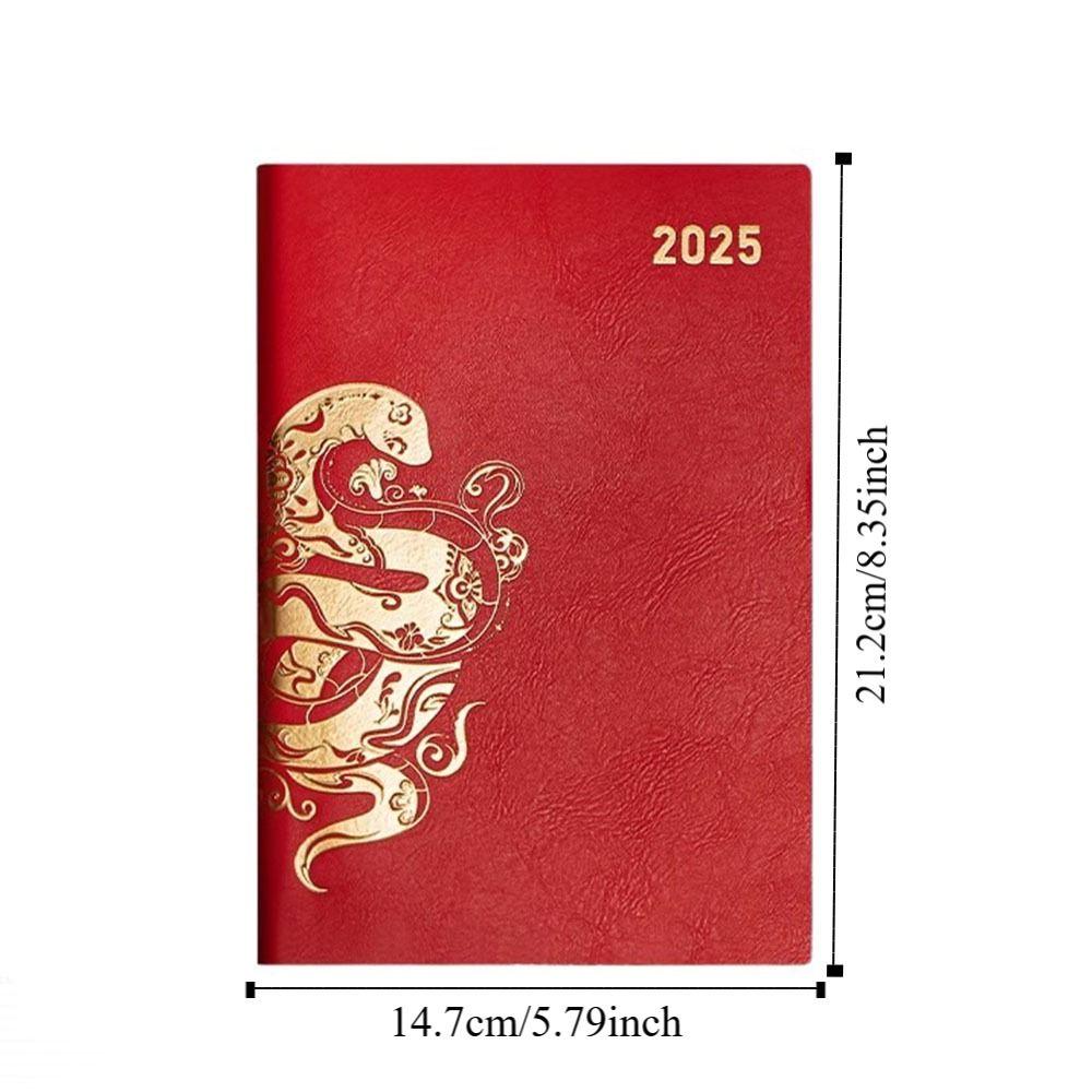 Horizontal Line A5 Notepad Snake Year Theme Time Management Plan Book  Business