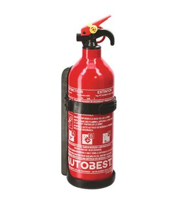 AUTOBEST 1 Kg Powder Fire Extinguisher Red