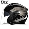 ORZ-705 Latest High Quality Motorcycle Helmet Half Covering Dual Lens Cascos para Motos Male Female Couple Capacetes de Moto