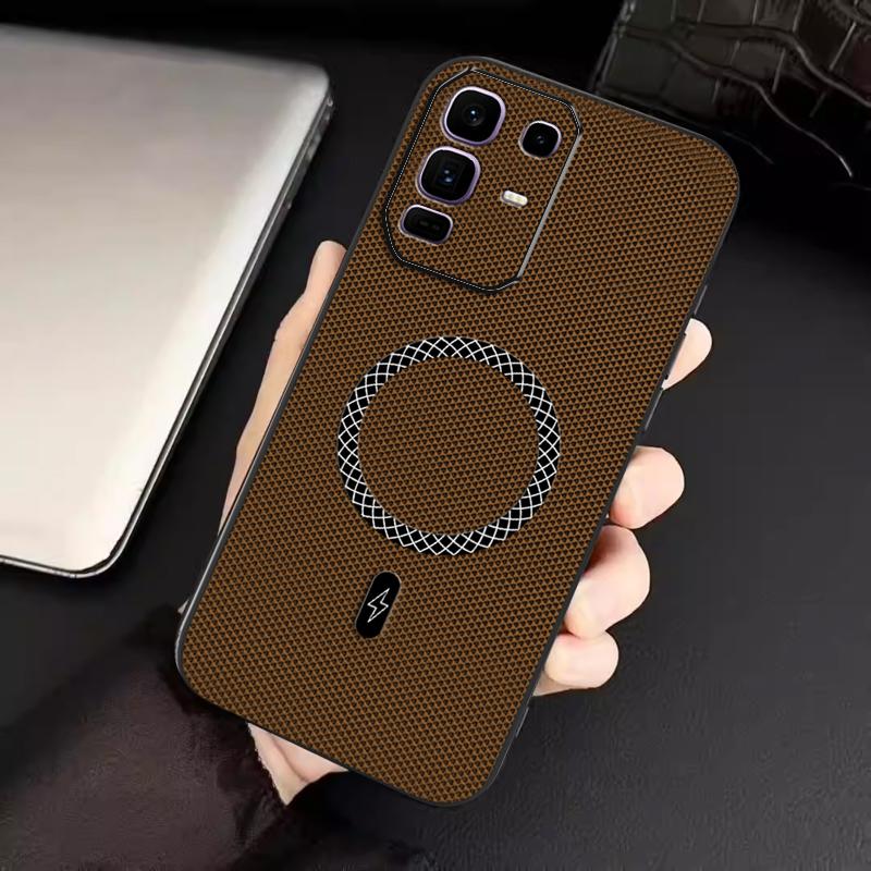 Biruiqu Infinix Note 50 4G New Ultra-thin Magnetic Leather Shock-absorbing Protective Phone Case