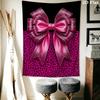 Gorgeous Bow Wall Tapestry Aesthetic Wall Hanging Printed Fabric Blanket Decorative Tapestries for Bedroom Living Room Home Decor