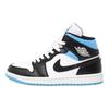 Air Jordan 1 Mid 'University Blue Black White' Women's BQ6472-102