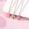 Heart Splicing Good Friend Necklace Set Fashion Clavicle Chain for 3 Girl Sister