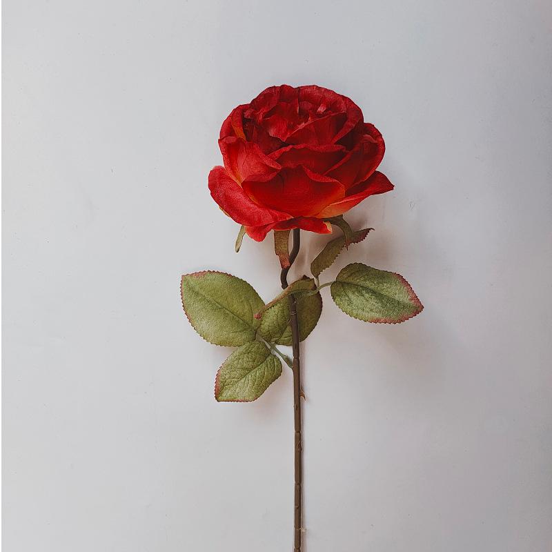 Simulated French Rose Home Soft Decoration Rose Fake Flower Hotel Simulated Flower Rose Display Wholesale