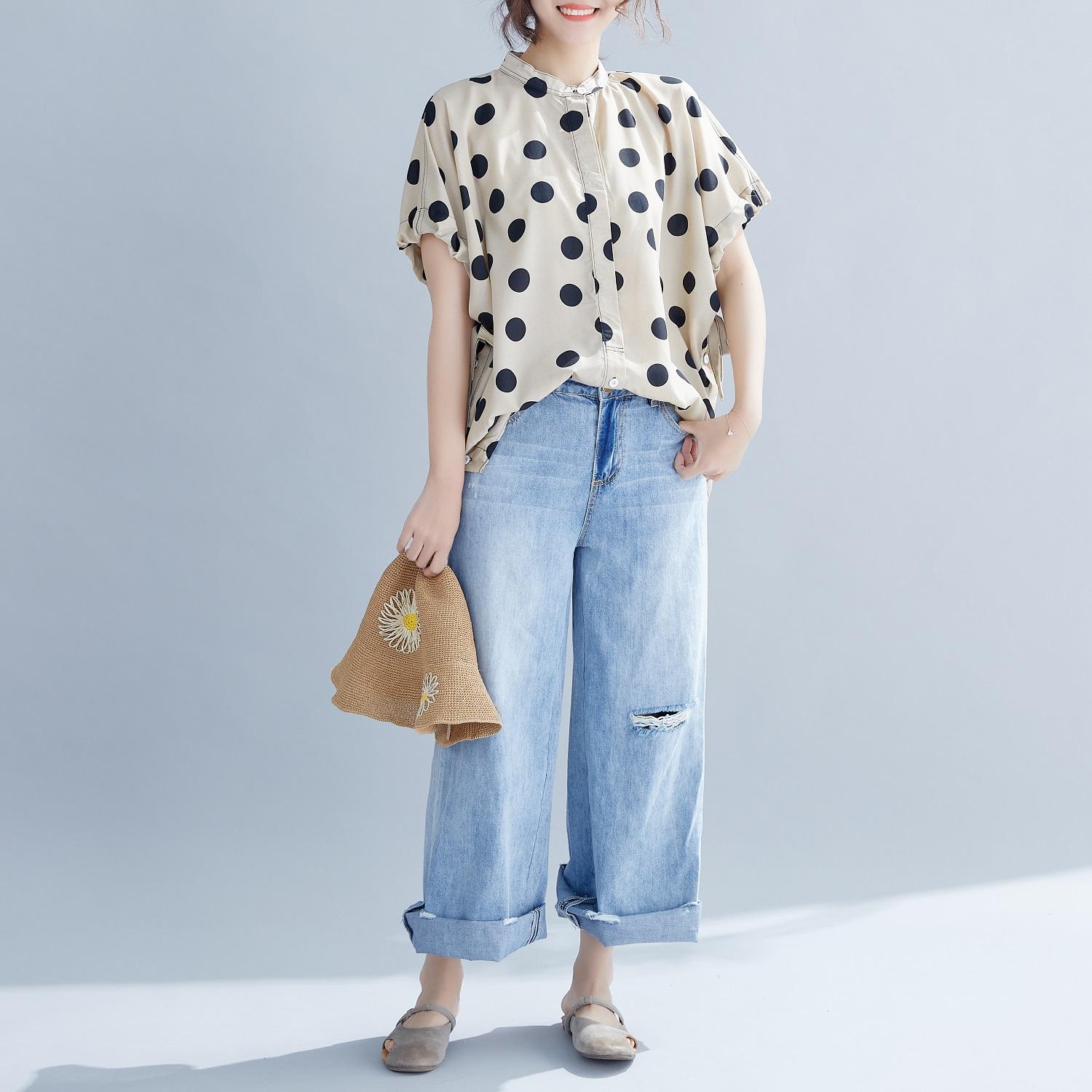 

DIMANAF 2024 Новая летняя блузка модная женская рубашка повседневные однотонные тонкие свободные белые топы футболки