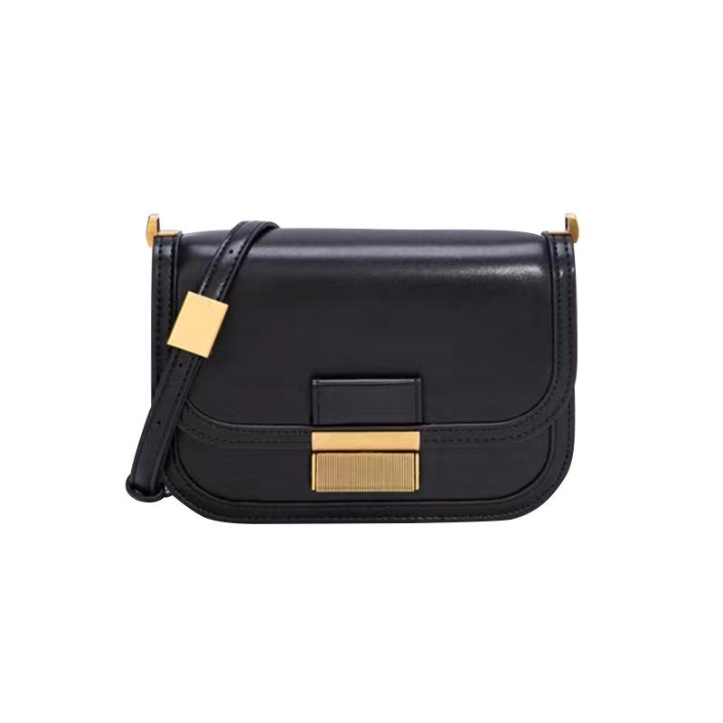 Cross Shoulder Bag, Versatile New Women's Bag, Niche Single Shoulder Small Square Bag, Flip Tofu Bag, Retro Casual Saddle Bag