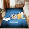 Pittsburgh Penguins Hockey Team Floor Mat for Living Room, Game Rooms, Office, Bedroom, Office Floor Mat Playful Design, Christmas Fan Gifts