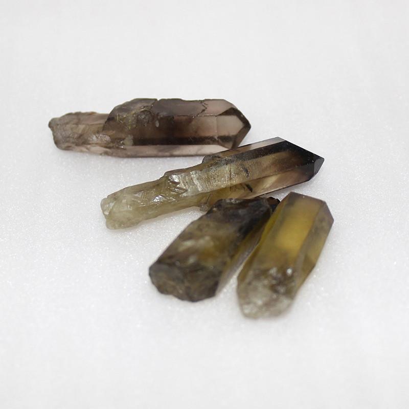 Natural Lemurian Rough Smoky Quartz Crystal Point For Healing Spiritual Growth Home Decor