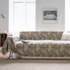 American Retro Non-Slip Stain-Resistant Jacquard Tassel Sofa Cover