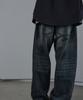 Daibeuin Wide Curved Denim Pants (Washed Black)