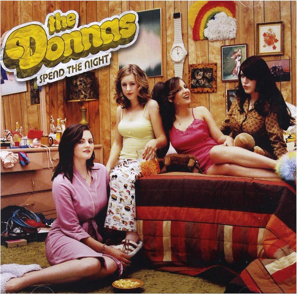CD DONNAS - Spend Night Europe Rock Used
