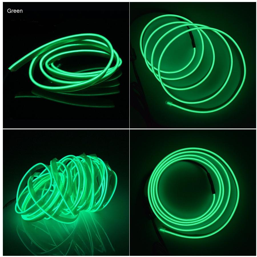 9 in 1 RGB LED Optical Strip Light Bluetooth App Control 12V Car Styling