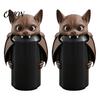 Vampire Cat Drink Stand 3D Printed Bat Can Holder, Funny Cartoon Beverage Organizer for Desk Standard Soda Cans, Halloween Desktop Decor, Novelty