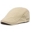 Beret Men's Casual British Spring and Autumn Casual Forward Hat Cotton Retro Solid Color Shade Cap Women