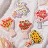 Bouquet Souvenir Cartoon Simulation Sunflower Refrigerator Sticker Roses Flowers Magnetic Stickers