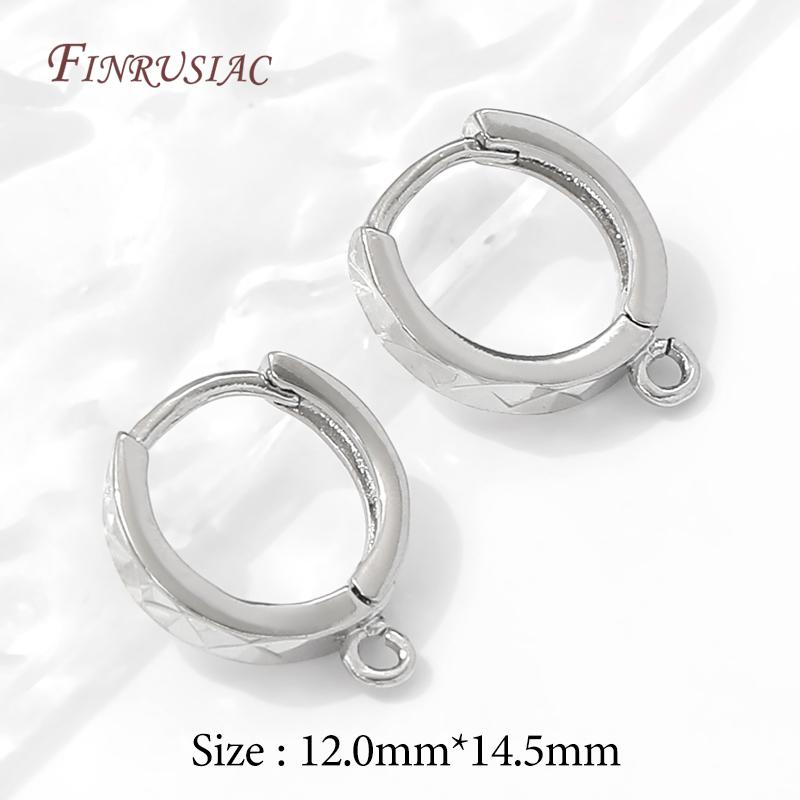 14K Gold Plated Brass Leverback Hoop Earrings with Loops,Multi/Single Open Loop Earring Connectors,DIY Jewelry Making Findings