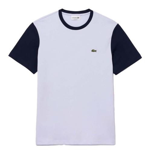 Lacoste Mens Colour Block Jersey Regular T-Shirt