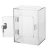 A84X-Clear Acrylic Piggy Bank With Lock Key, Reusable Money Saving Box For Adults Kids For Birthday