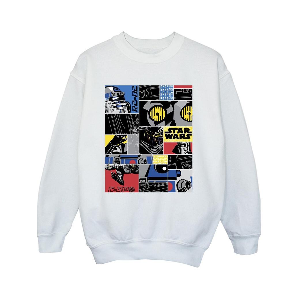 Star Wars Boys Droid Montage Sweatshirt